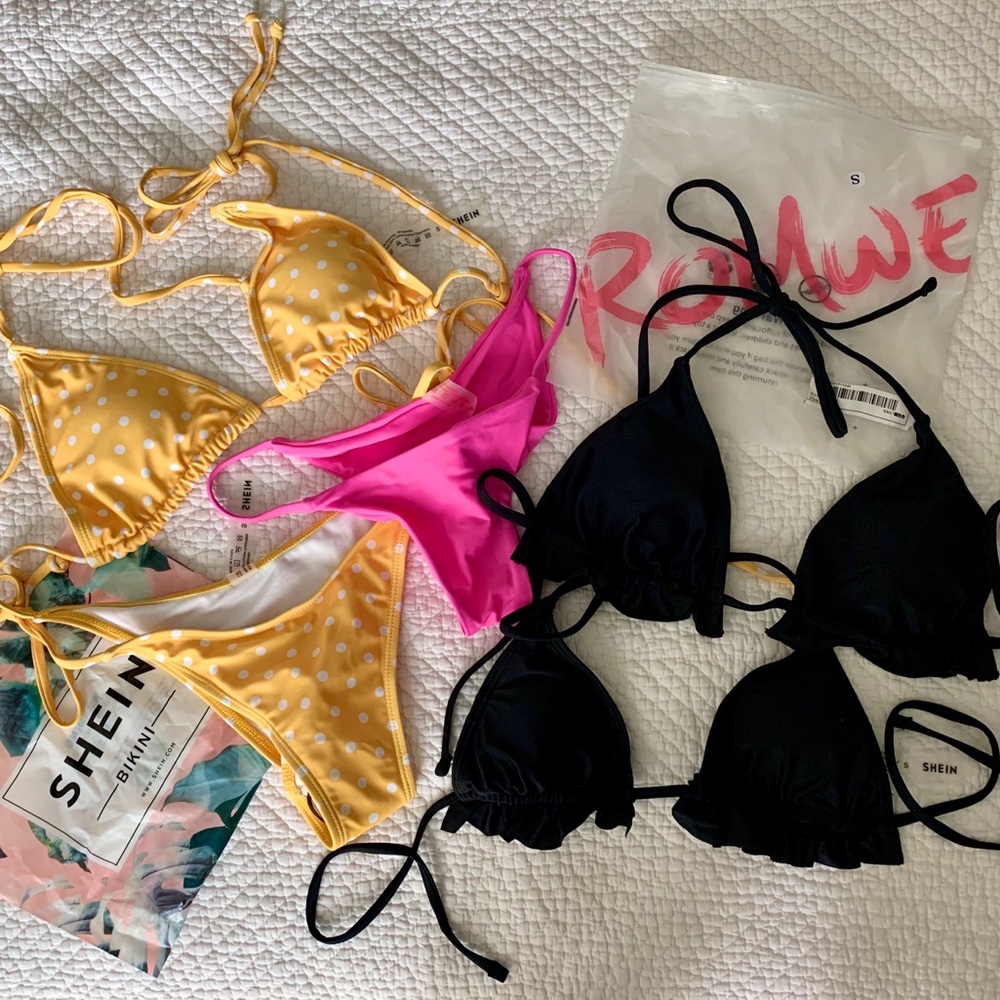 NWT Romwe + SheIn Bikini Package (size small)